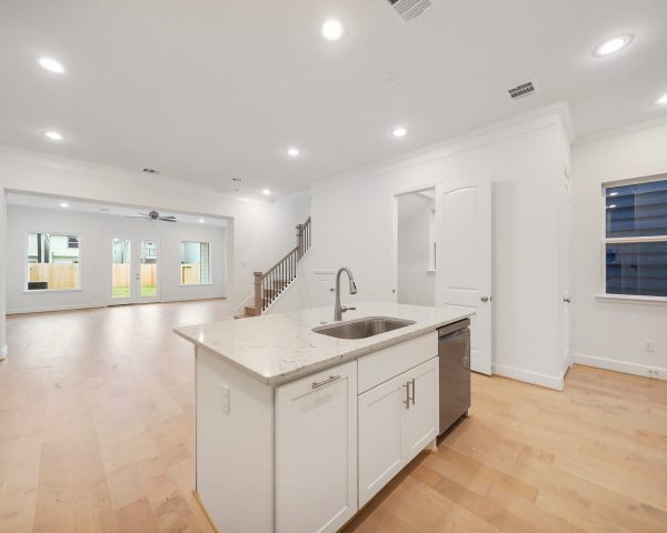Geneva Kitchen - 2 Story House Plans in Houston TX