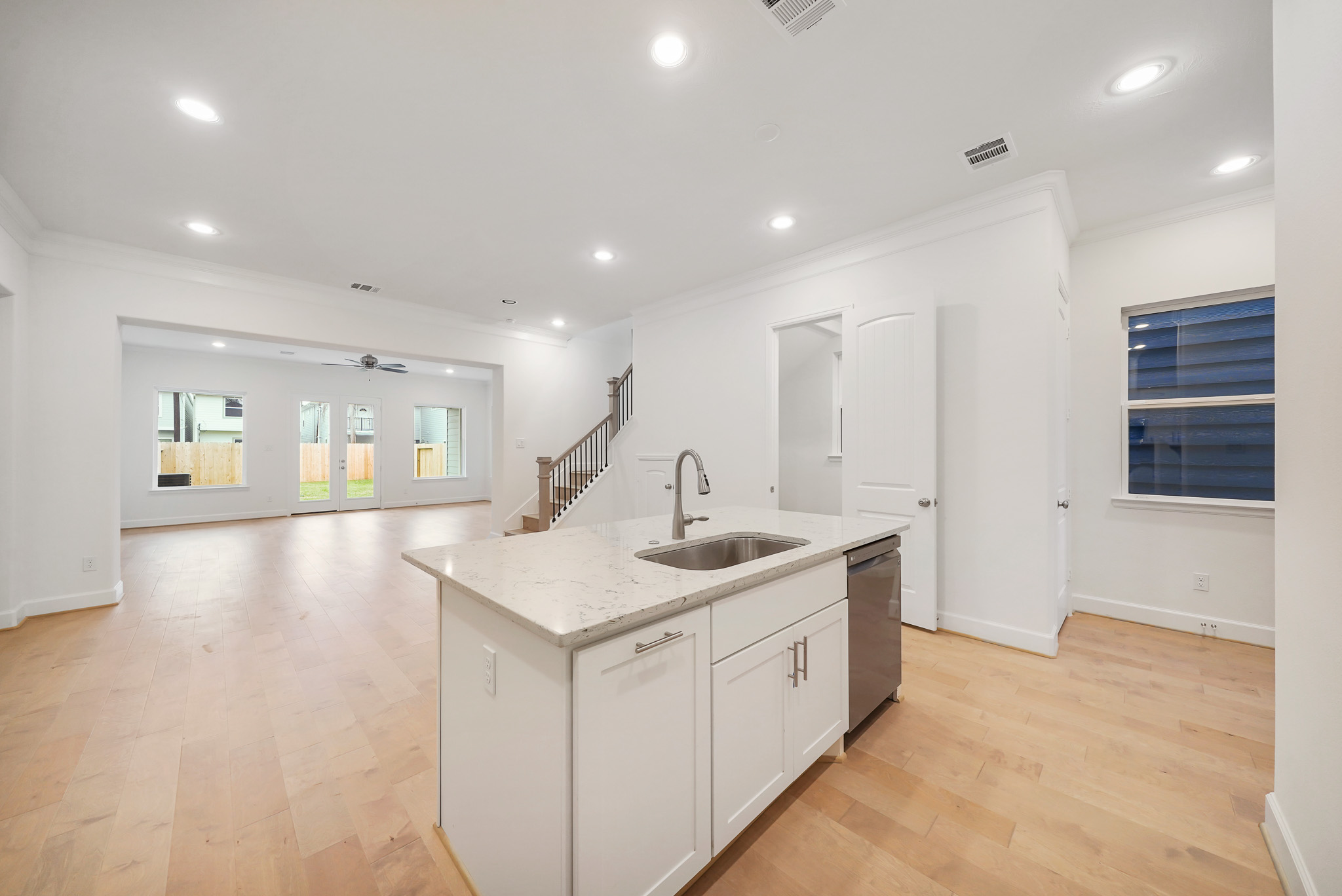 Geneva Kitchen - 2 Story House Plans in Houston TX