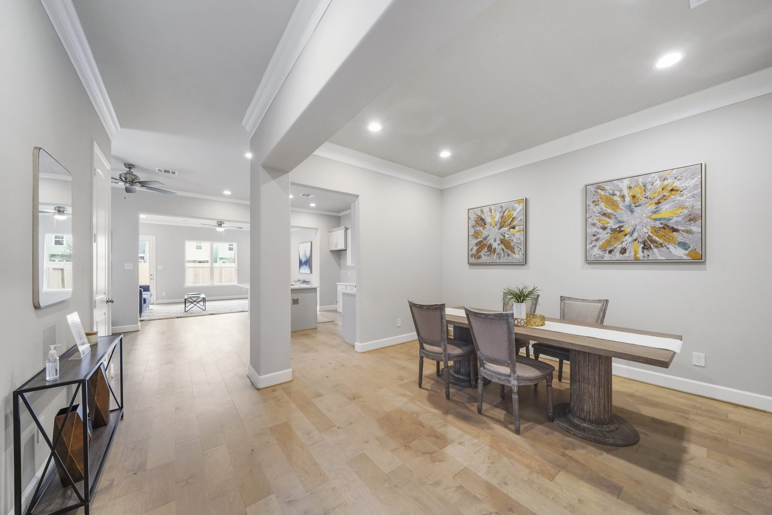 Bordeaux Dining - 2 Story House Plans in Houston TX