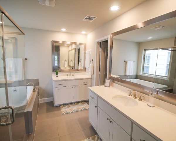 Master Bathroom Design by Sandcastle Homes