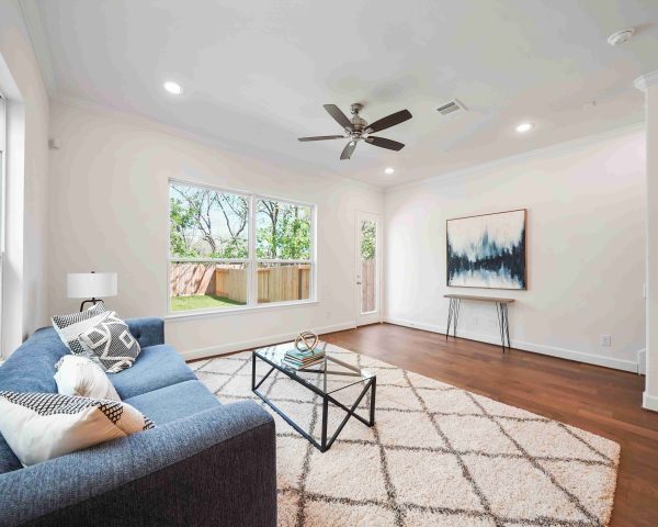 Monterrey Living Area - 2 Story House Plans in Houston TX