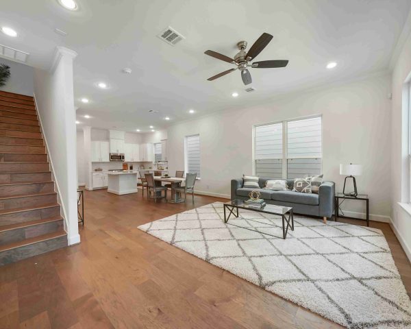 Monterrey Living Area- 2 Story House Plans in Houston TX